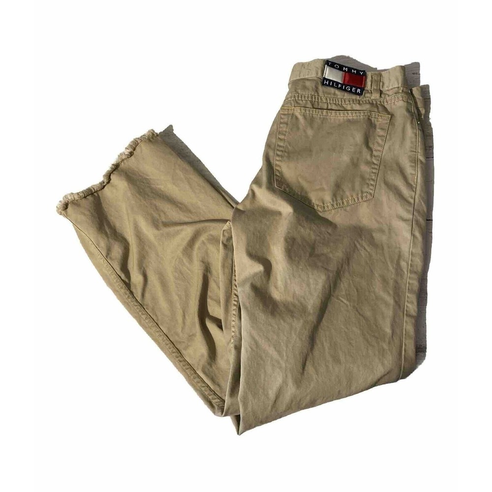 Tommy Hilfiger Womens Pants Casual Ankle  13 Juniors Raw Hem